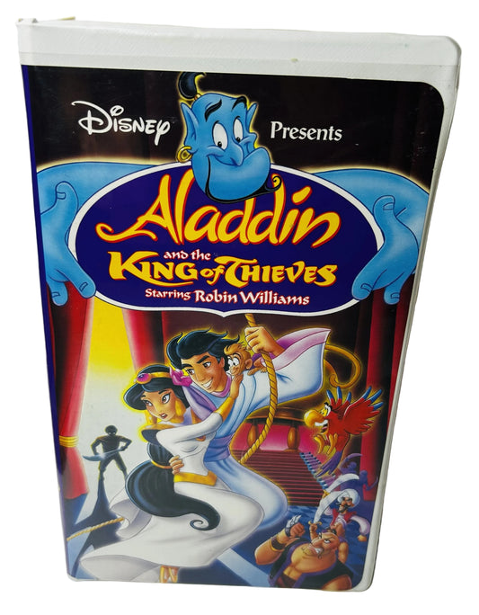 Disney's Aladdin and the King of Thieves VHS - Tad Stones Robin Williams Scott Weinger Linda Larkin Disney (Used)
