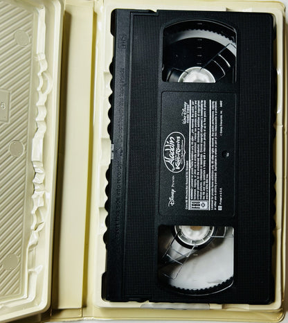 Disney's Aladdin and the King of Thieves VHS - Tad Stones Robin Williams Scott Weinger Linda Larkin Disney (Used)