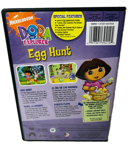 Nickelodeon Dora the Explorer: Egg Hunt DVD - 3 Episodes Educational Preschool Paramount (Used)