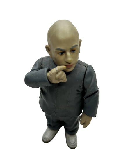 Austin Powers Dr. Evil and Mini-Me Action Figures - McFarlane Toys 1999 Movie Maniacs Series 2 (Used)
