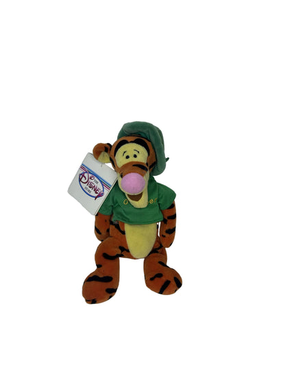 Full front view of Disney Store Tigger holiday plush