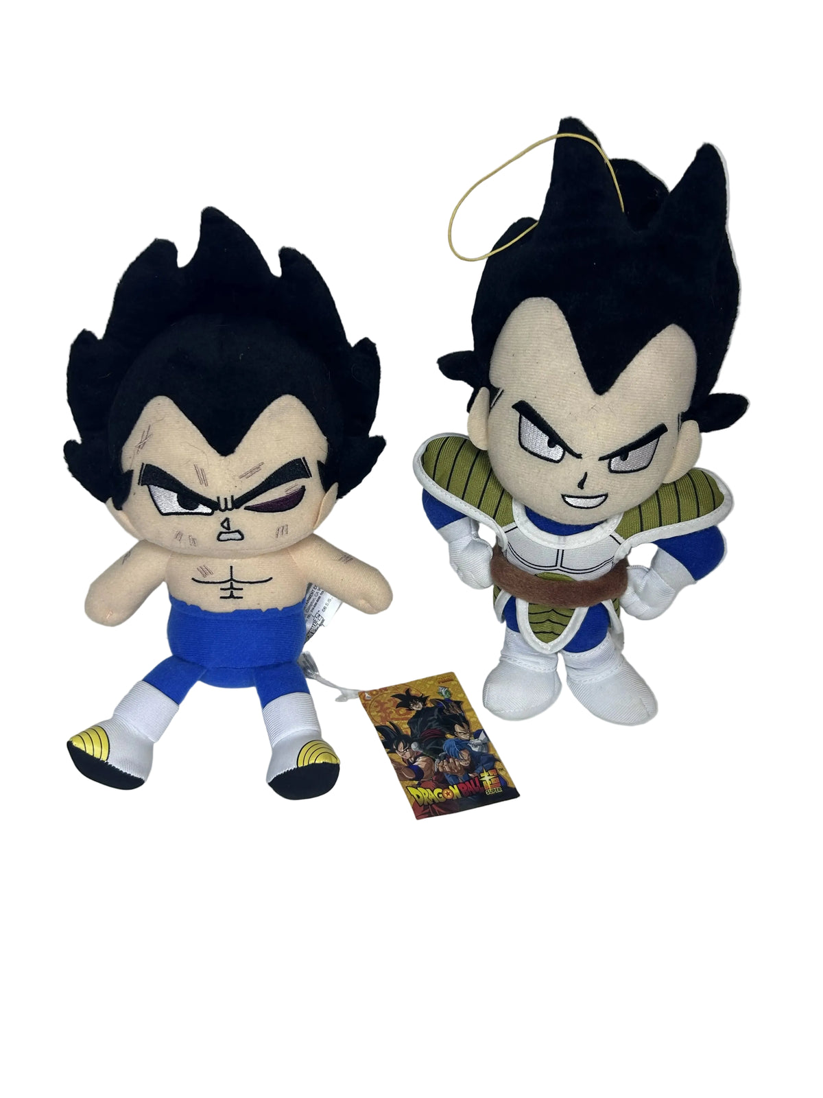 Back view of armored Vegeta plush