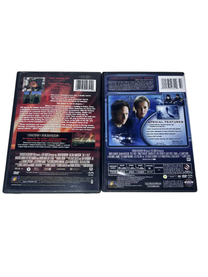 Fight the Future and I Want to Believe DVD cases standing