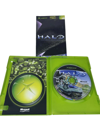 Halo Combat Evolved Xbox case spine and angled cover