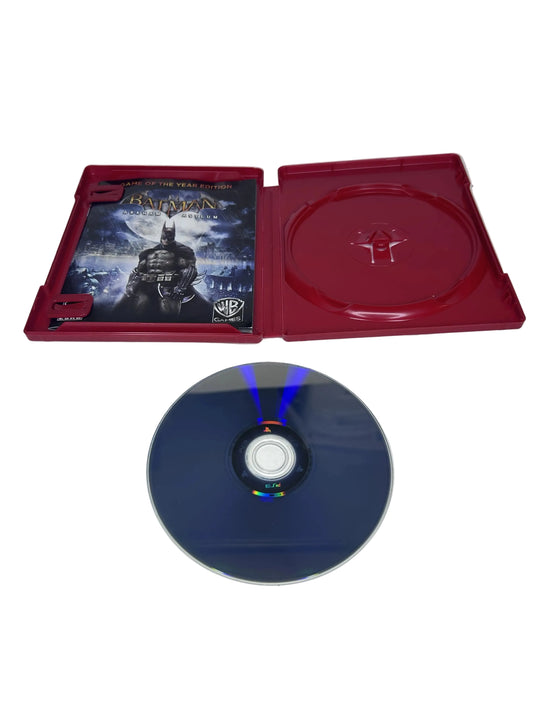 Batman Arkham Asylum PS3 back cover