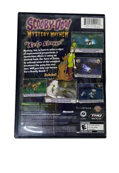 Scooby-Doo! Mystery Mayhem — Original Xbox | THQ (2004) | Disc & Case