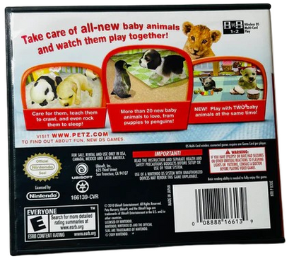 Petz Nursery 2 CIB - Nintendo DS (Ubisoft, 2010)